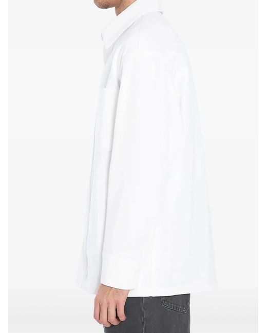 Fendi White Selleria Denim Jacket for men