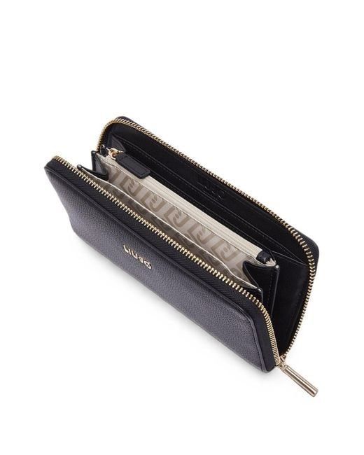 Liu Jo Blue Dark Polyurethane Wallet