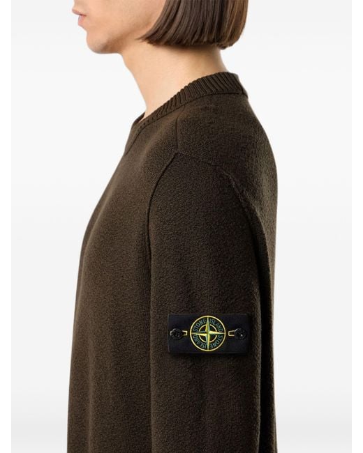 Stone Island Black 5100011 Pure Rws Wool Jumper for men