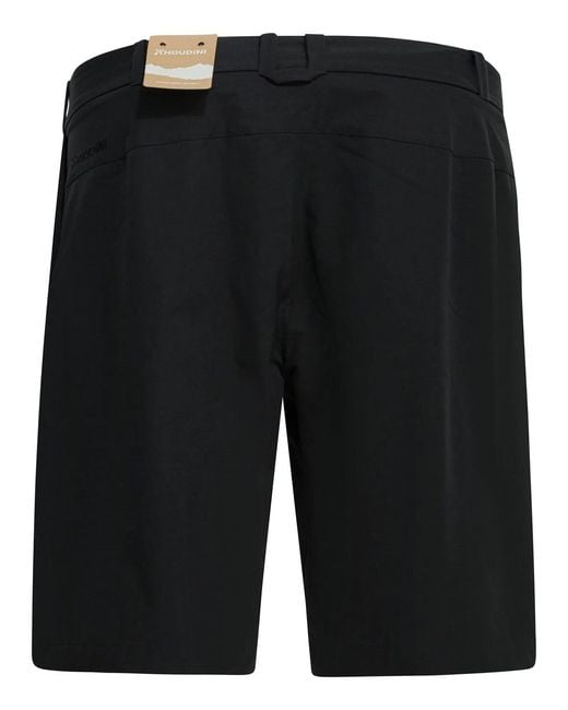 Houdini Sportswear Black "M's Go Shorts" Technical Shor for men