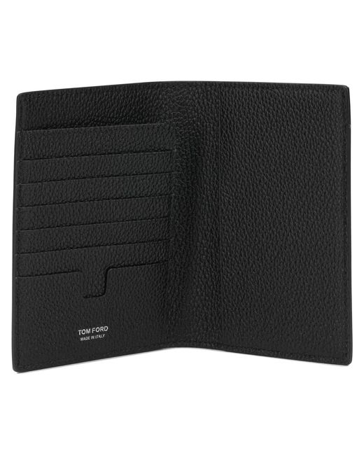 Tom Ford Black "T Line" Document Holder for men
