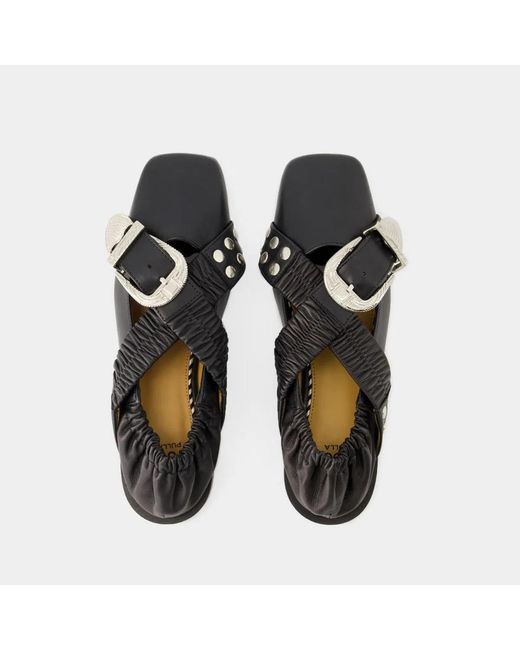 Toga Black Aj928 Sandals
