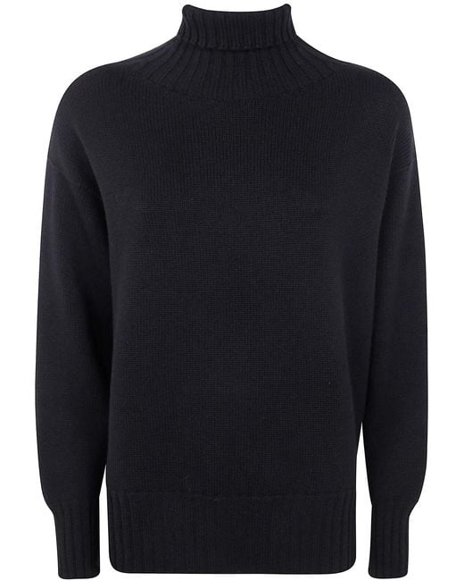 Drumohr Blue Long Sleeve Turtle Neck