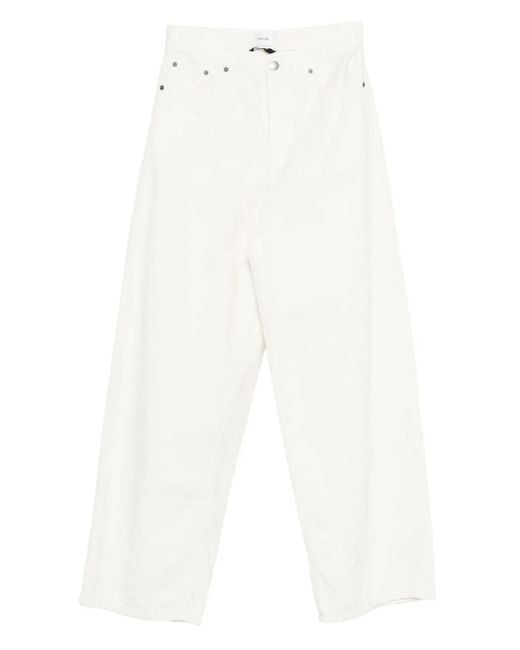 Haikure White Bethany Wide-Leg Denim Jeans