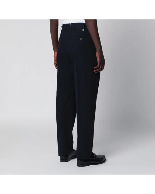 PT01 Black Cotton Trousers for men