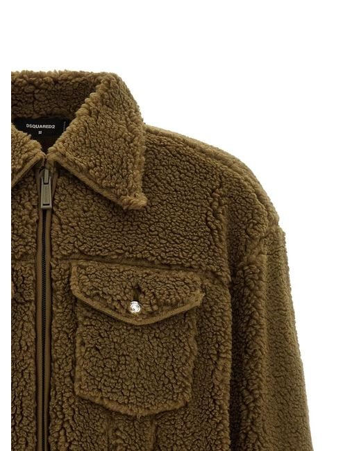 DSquared² Green 'Teddy' Jacket for men