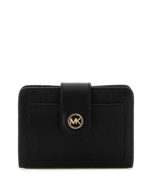 MICHAEL Michael Kors Black Michael By Michael Kors Mk Charm Sm Tab Compact Pckt Wllt