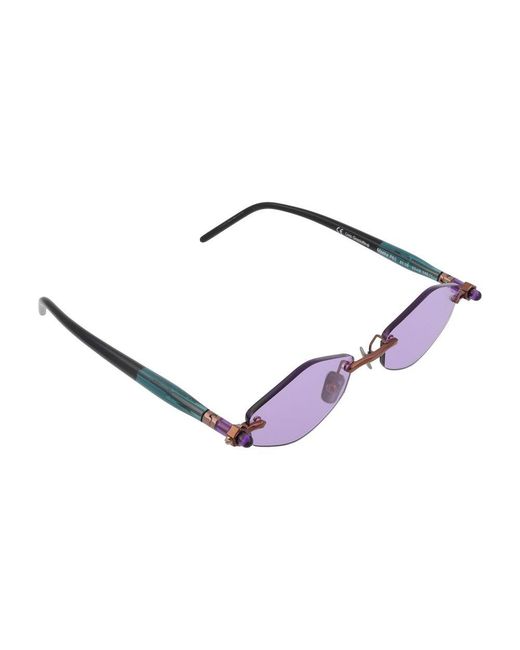 Kuboraum Purple Sunglasses P60 Bz Gb/18/1