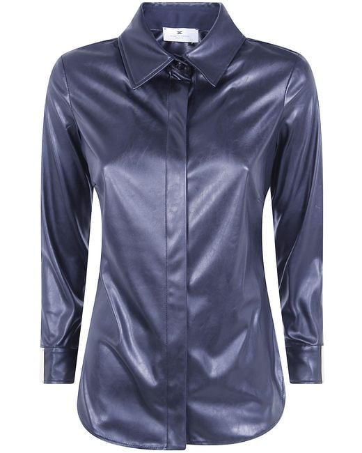 Elisabetta Franchi Blue Shirt