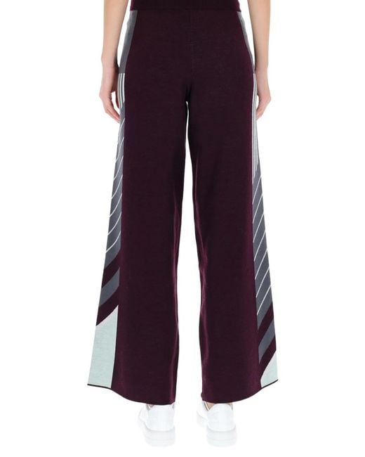 Casablanca Purple "Diagonal" Tennis Pants