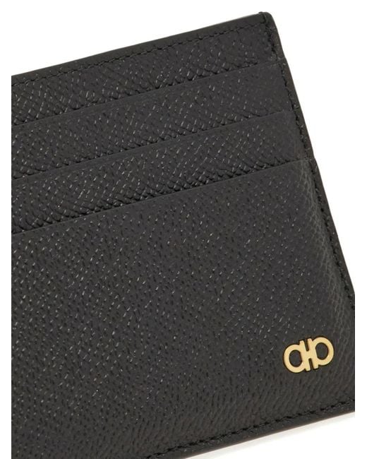 Ferragamo Black Leather Wallet for men
