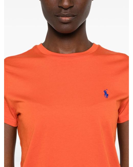 Polo Ralph Lauren Orange Classic Fit Cotton Jersey T-Shirt