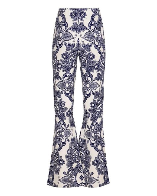 Etro Blue Knitted Trousers