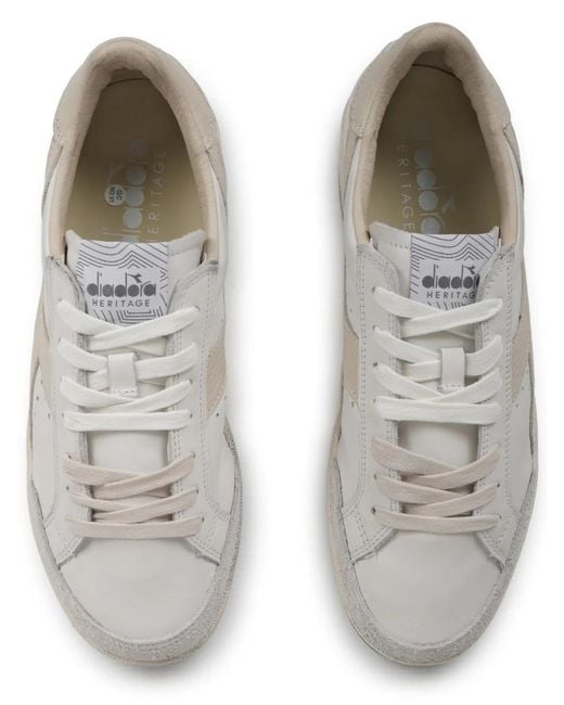 Diadora White Sneaker Prestige Used for men