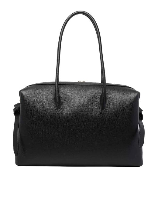 Yuzefi Black Large Brioche Shoulder Bag