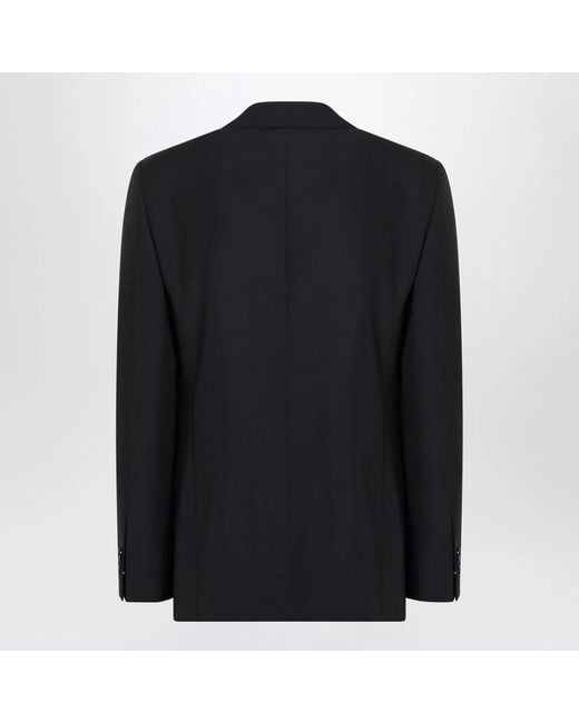 Burberry Black Wool Blend Jacket for men