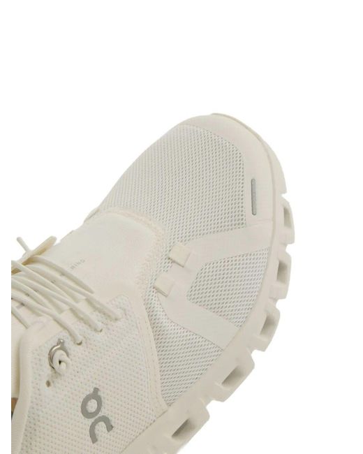 On Shoes White "Cloud 6" Sneakers