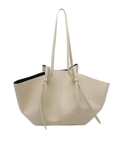 Yuzefi Natural Angora Large Mochi Shoulder Bag