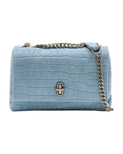Marc Jacobs Blue The Slim Dual Chain Shoulder Bag