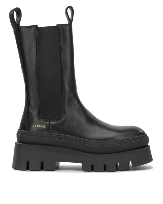 COPENHAGEN Black Boots & Ankle Boots