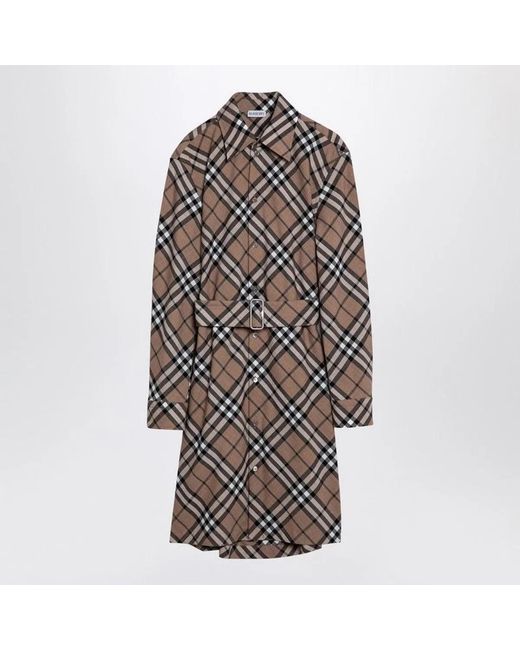 Burberry Natural Belted Shirtdress