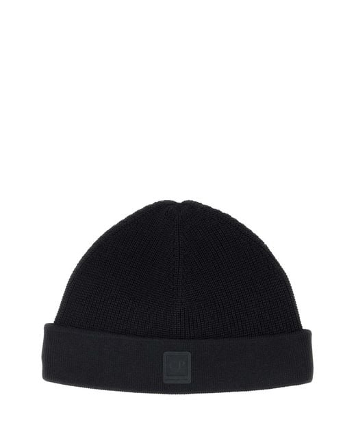 C P Company Blue Metropolis Series Cotton Beanie for men
