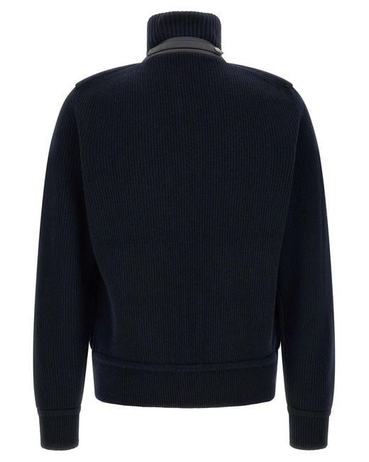Tom Ford Blue Padded Jacket for men