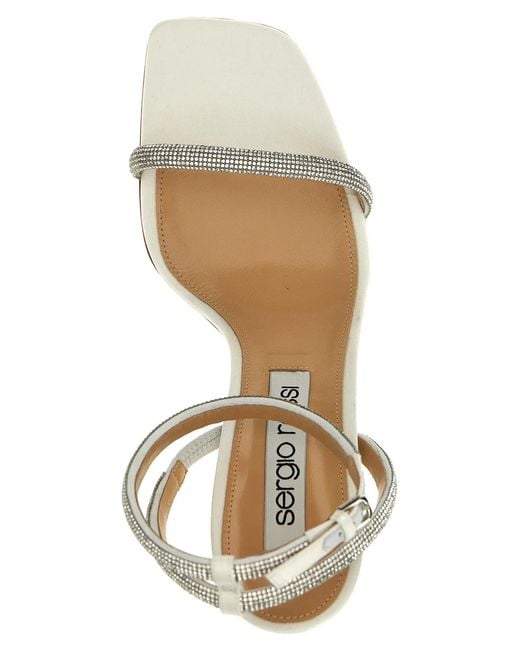 Sergio Rossi Metallic 'Bridal' Sandals