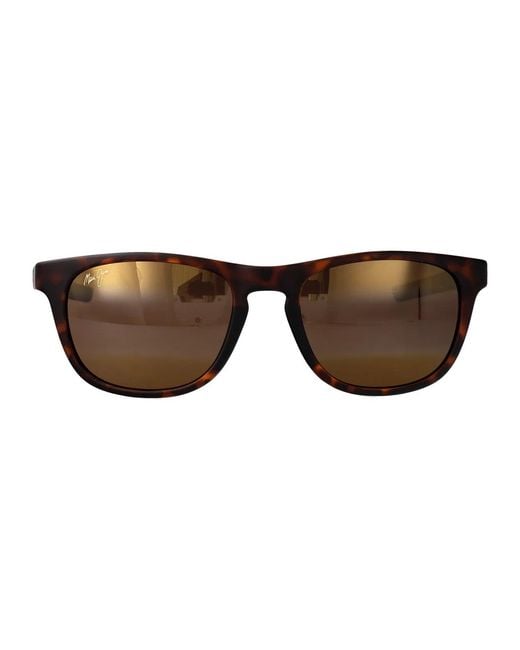 Maui Jim Brown Plastic Sunglasses for men