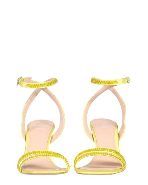 Liu Jo Metallic Camelia Sandals