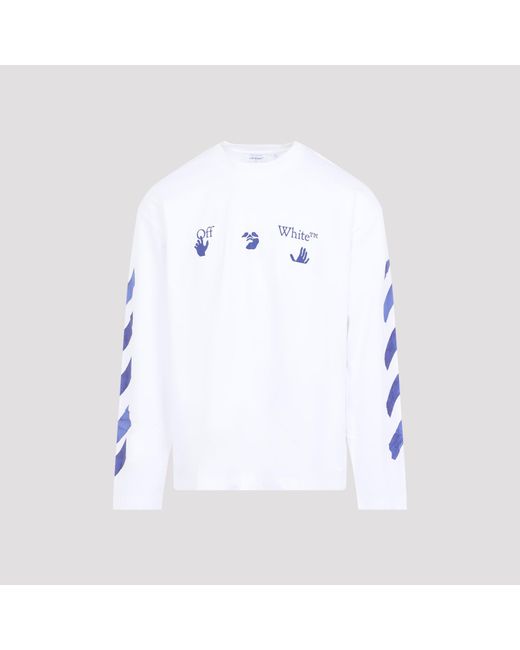 Off-White c/o Virgil Abloh White Bacco Arrow L/S Skate T-Shirt for men