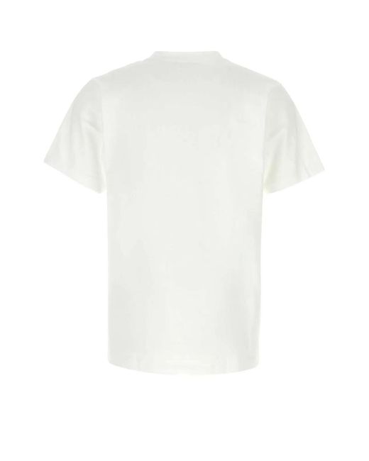 A Bathing Ape White Abc Camo College Tee M for men