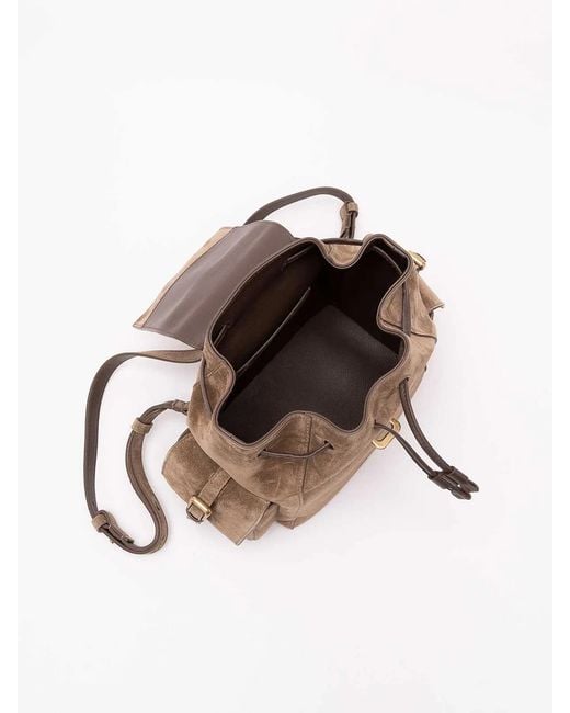 Brunello Cucinelli Brown Backpack