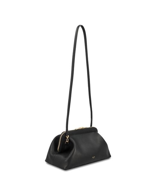 Céline Black Small Doctor Leather Cross Body Bag