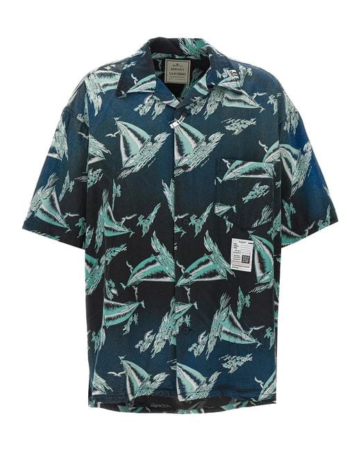 Maison Mihara Yasuhiro Blue Vintage Shirt for men