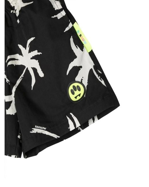 Barrow Black Poplin Shorts