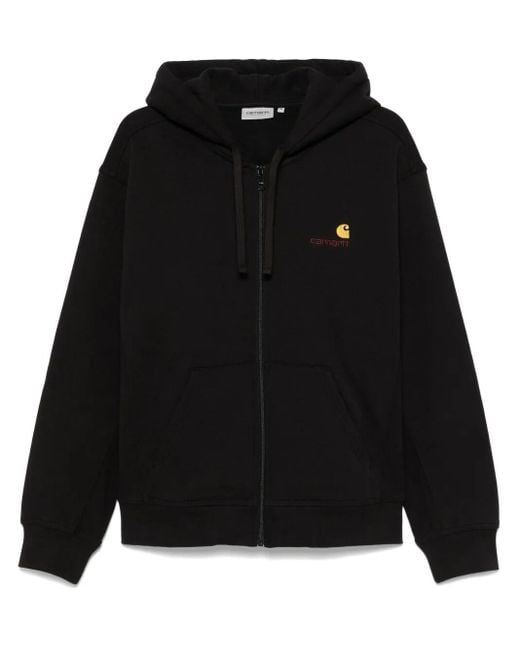 Carhartt Black "Hooded American Script" Jacket