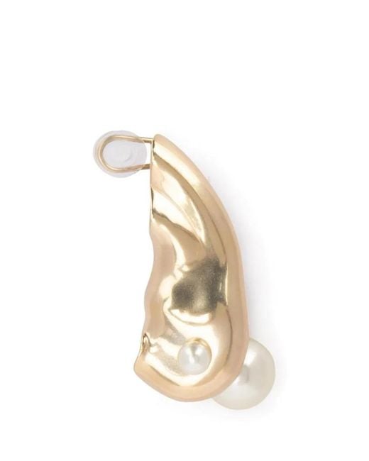 Dior White Wcj Earrings