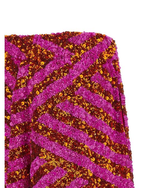 Dries Van Noten Red 'Pomy Bis' Bermuda Shorts