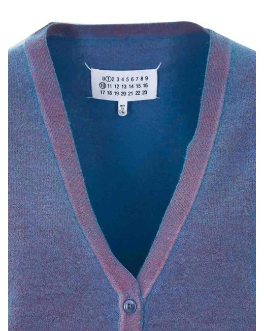 Maison Margiela Blue Cadigan