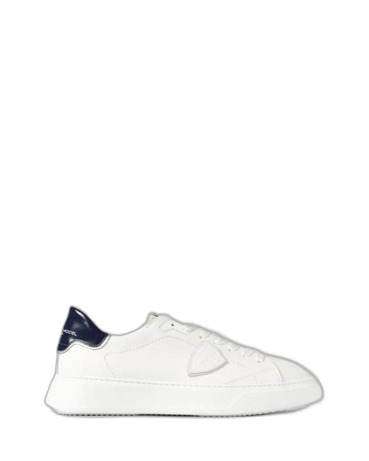 Philippe Model White Temple Low Sneakers for men