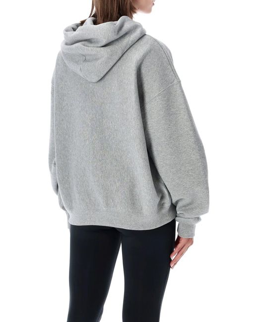 Nike Gray Studio Fleece Zip Hoodie