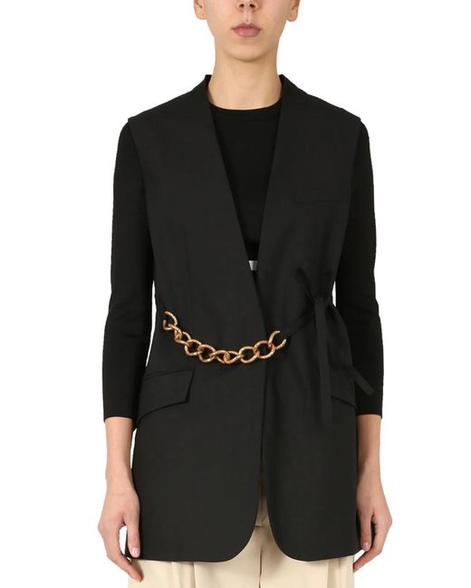 Givenchy Black Jacket Without Sleeves
