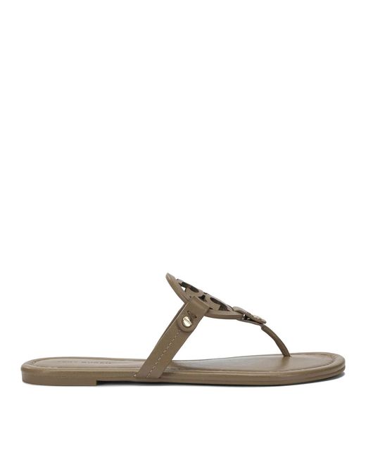 Tory Burch Brown Leather Sandals