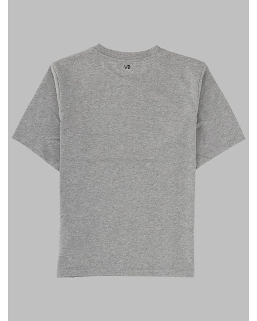 Victoria Beckham Gray T-Shirt