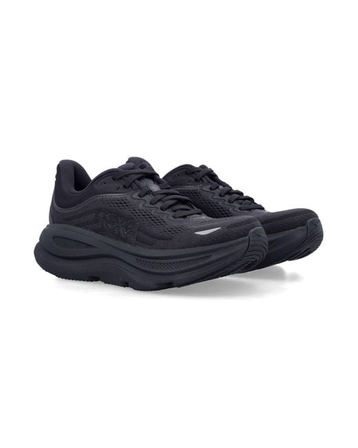 Hoka One One Blue Hoka Polyamide Rubber Shoes for men