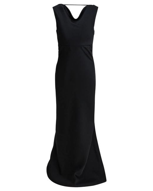 Semler Black Long And Flared Dress