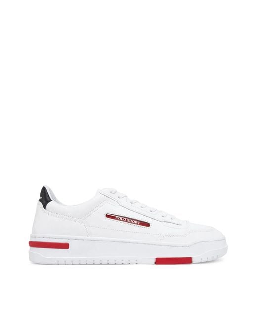 Polo Ralph Lauren White Ps 300 Logo Sneakers for men