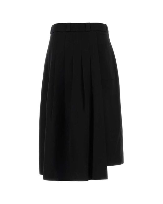 Our Legacy Black Origami Skirt