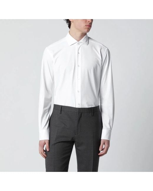 Xacus Gray Active Tailor Fit Shirt for men
